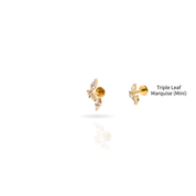 Triple Leaf Marquise
